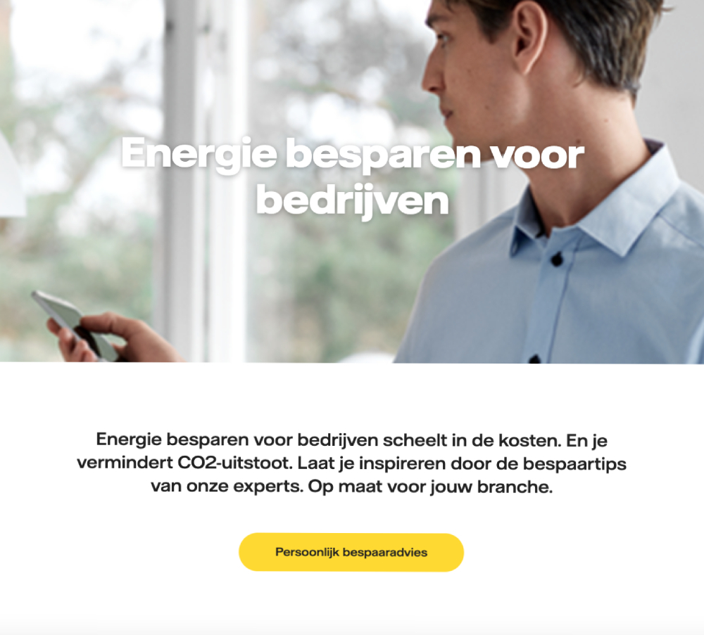 Campagnecontent energie besparen bedrijven